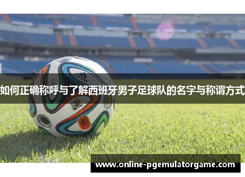 如何正确称呼与了解西班牙男子足球队的名字与称谓方式