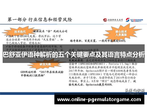 巴舒亚伊语种解析的五个关键要点及其语言特点分析 巴舒亚伊语种解析的五个关键要点及其语言特点分析